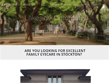 Tablet Screenshot of lakesideoptometry.com